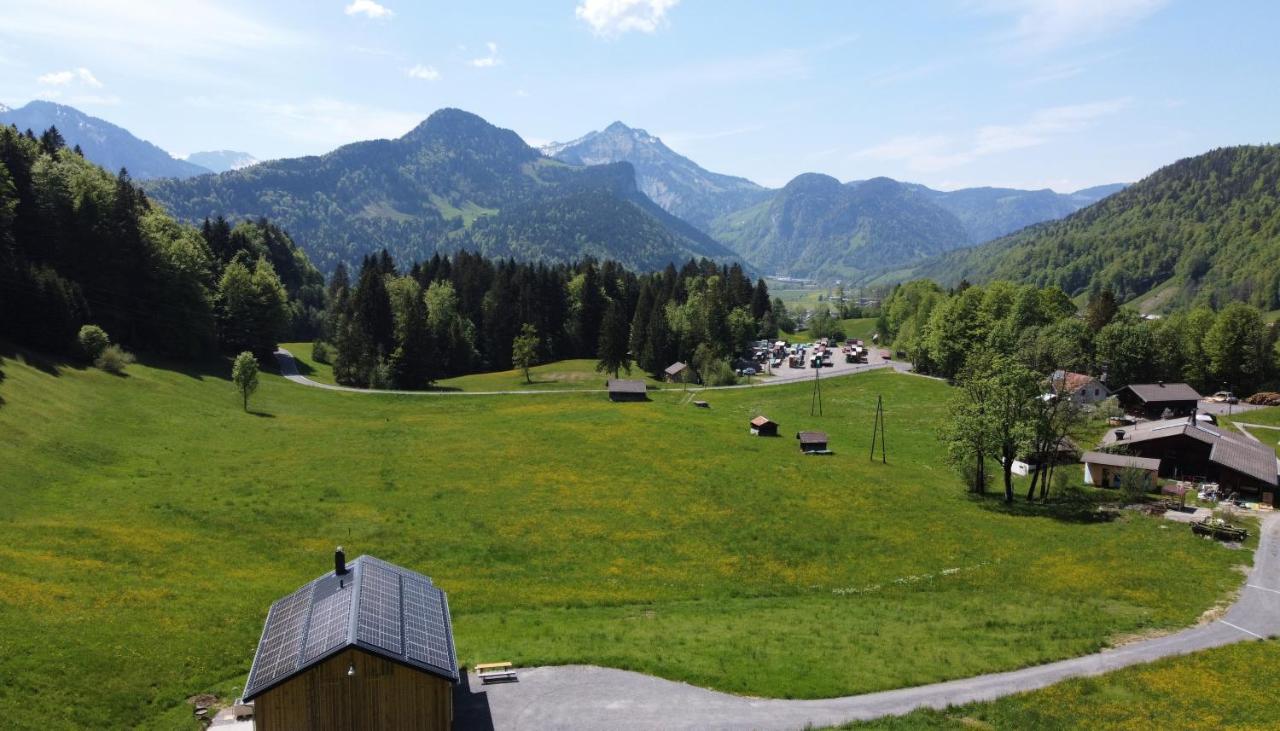 Vila Hirschberghuette Bizau Exteriér fotografie