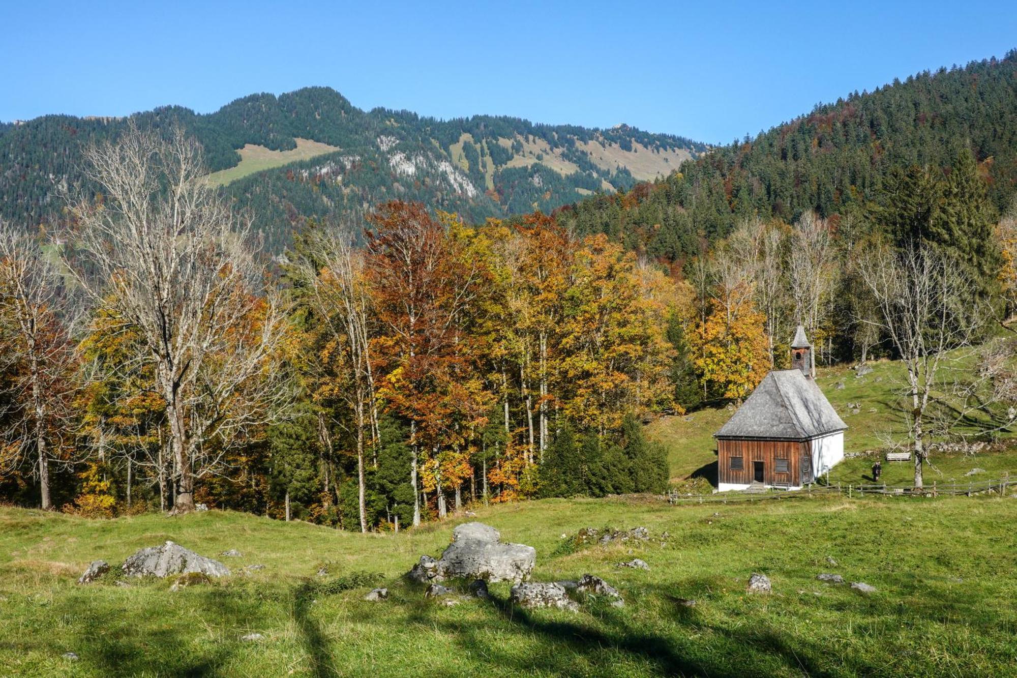 Vila Hirschberghuette Bizau Exteriér fotografie