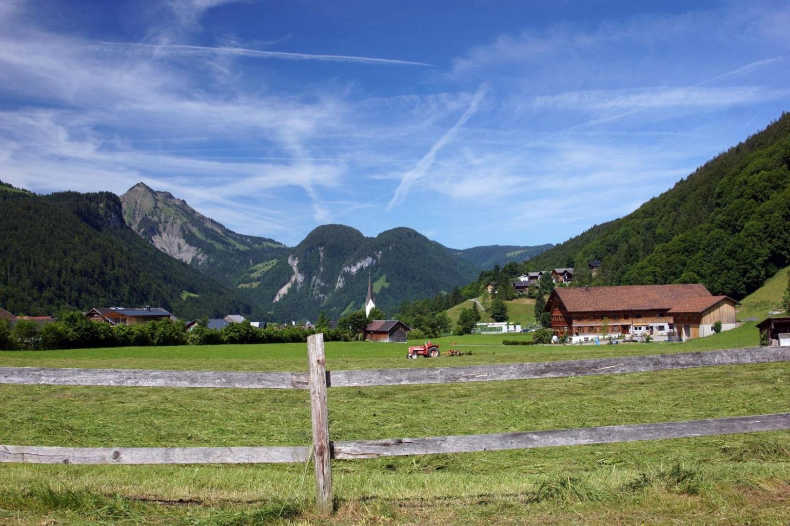 Vila Hirschberghuette Bizau Exteriér fotografie